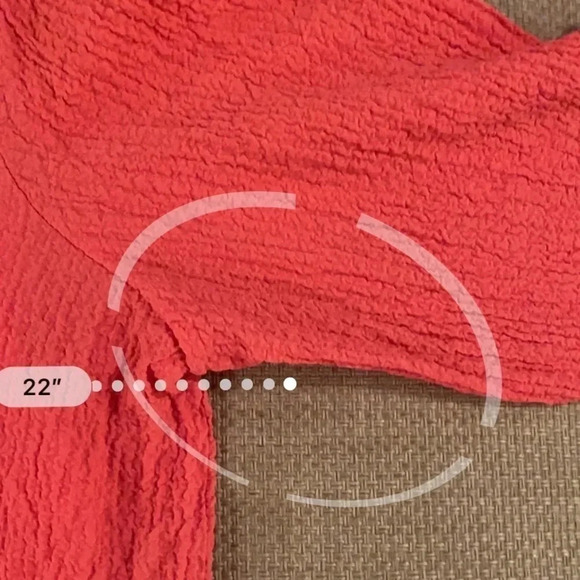 Alfred Dunner Coral Button Down 3/4 Sleeves Top - Picture 14 of 14